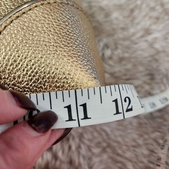 Michael Kors Mercer Gallery Medium Tote Gold Leather - Picture 12 of 15